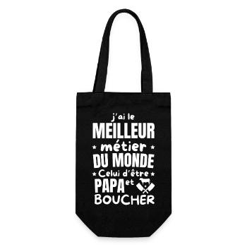 PAPA BOUCHER - Sac à bouteille - noir - Devant