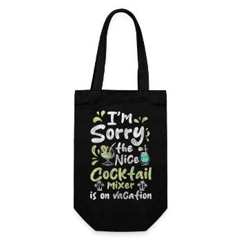 Bouteille de mélangeur Holiday - Sac à bouteille - noir - Devant