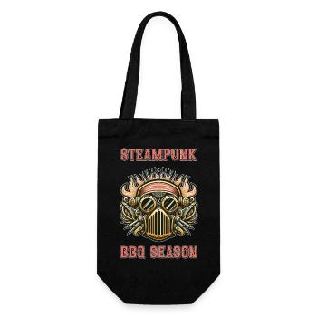 Steampunk BBQ Season 2 - Gift Bag for Bottles - black - Front
