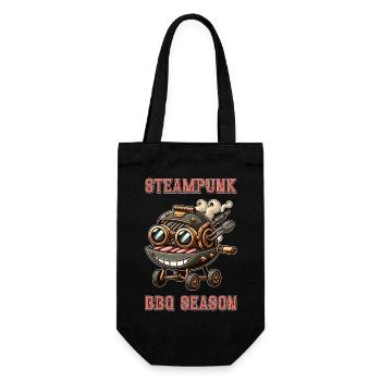 Steampunk BBQ Season 1 - Gift Bag for Bottles - black - Front