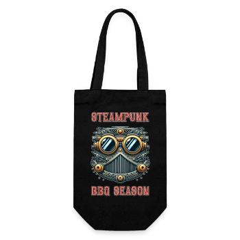 Steampunk BBQ Season 4 - Gift Bag for Bottles - black - Front