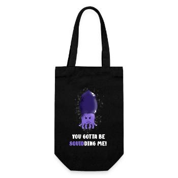 you gotta to be squidding - Gift Bag for Bottles - black - Front