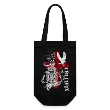 Trash Polka Motiv Kunst Black - Geschenkbeutel für Flaschen - Schwarz - Vorne