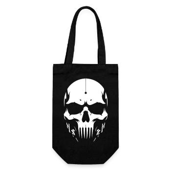 skull3w - Gift Bag for Bottles - black - Front