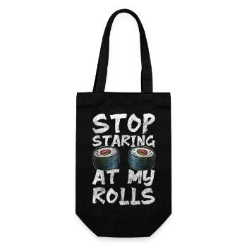 Japanese Cute Soy Food Culture - Gift Bag for Bottles - black - Front