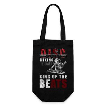 Dj Celebrate Vinyl - Gift Bag for Bottles - black - Front