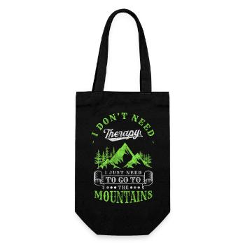 Mountaineers Hikers Mountaineering Climbing wall - Gift Bag for Bottles - black - Front