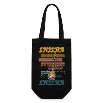 Shisha Smoker Smoker Bar - Gift Bag for Bottles - black - Front