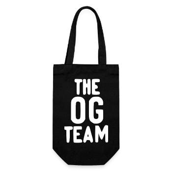 Das OG-Team - Geschenkbeutel für Flaschen - Schwarz - Vorne
