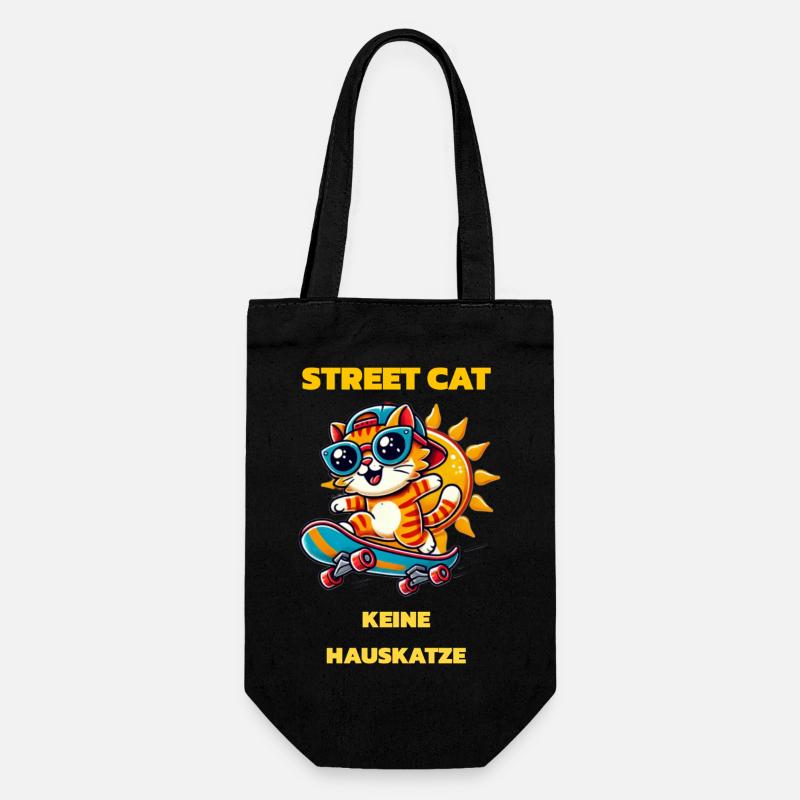 CHAT DES RUES - Sac à bouteille - noir