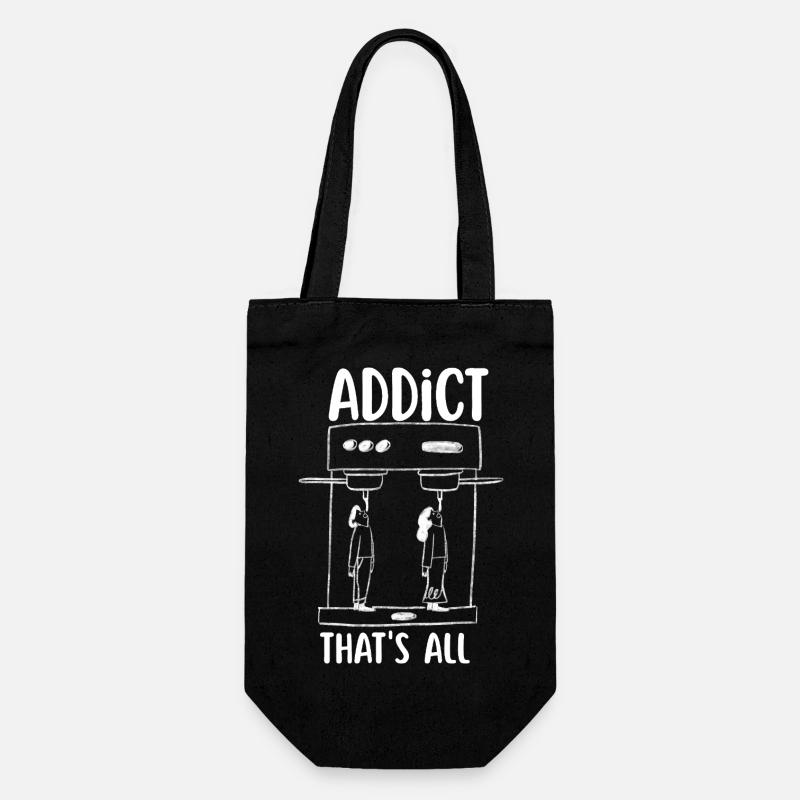 Addict au café  - Sac à bouteille - noir