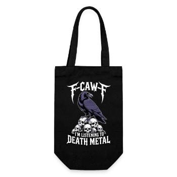 Raven over Skulls – Death Metal - Sac à bouteille - noir - Devant