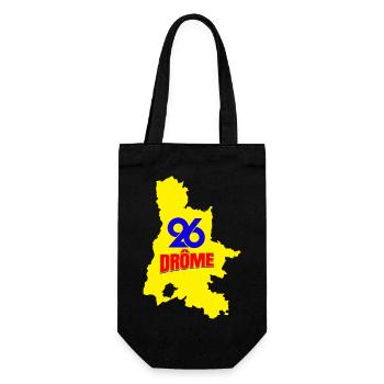 Drôme 26 - Geschenkbeutel für Flaschen - Schwarz - Vorne