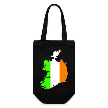 Irland Country - Geschenkbeutel für Flaschen - Schwarz - Vorne