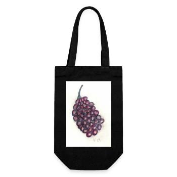 Raisins - Sac à bouteille - noir - Devant