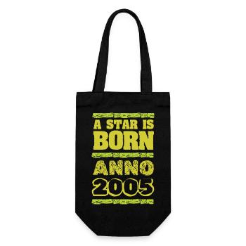 2005 - Geschenkbeutel für Flaschen - Schwarz - Vorne