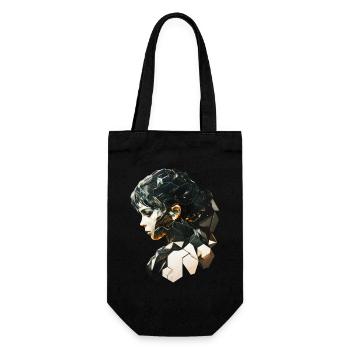 Anime No8 - Geschenkbeutel für Flaschen - Schwarz - Vorne