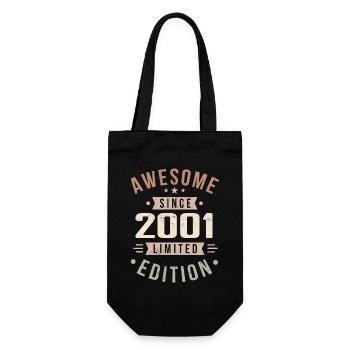 Original 2001 Millésime Vintage Anniversaire 2001 - Sac à bouteille - noir - Devant