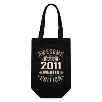 Juin 2011 Anniversaire Juin 2011 Cadeau Juin 2011 - Sac à bouteille - noir - Devant
