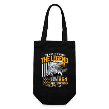 Vintage 1954 Man Myth Legend Birthday - Gift Bag for Bottles - black - Front