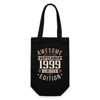 1999 Septembre Anniversaire Né en septembre 1999 - Sac à bouteille - noir - Devant