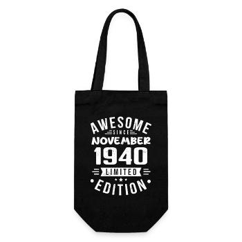 Novembre 1940 Idée Cadeau Légende Novembre 1940 - Sac à bouteille - noir - Devant