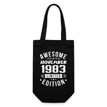 November 1983 Gift Idea Legend November 1983 - Gift Bag for Bottles - black - Front