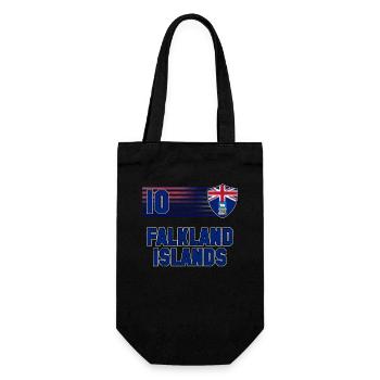 Falkland Islands - Gift Bag for Bottles - black - Front