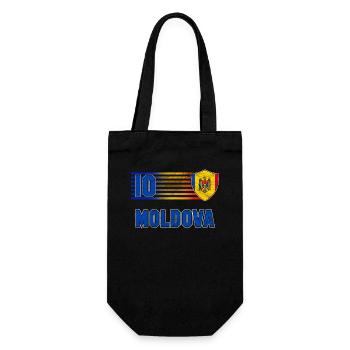 Moldova - Gift Bag for Bottles - black - Front