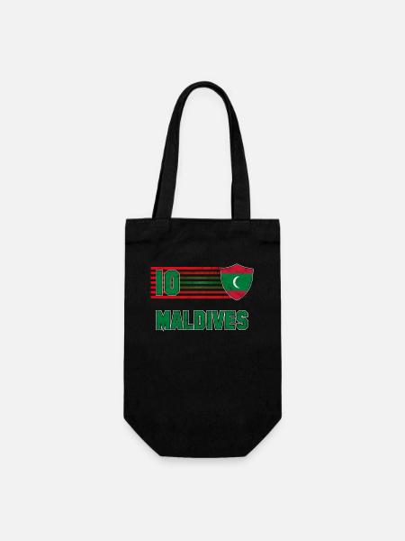 Malediven - Geschenkbeutel für Flaschen - Schwarz