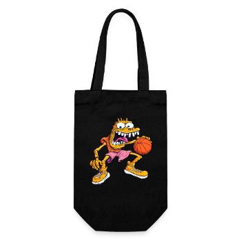 Basketball Monster - Gift Bag for Bottles - black - Front