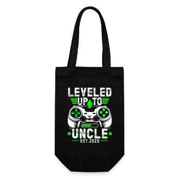Ascended to Uncle 2025 - Gift Bag for Bottles - black - Front