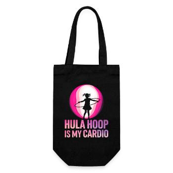 Danse Cerceau Fille Danseuse Cerceau - Sac à bouteille - noir - Devant