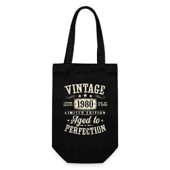 Vintage 1980's Vintage Born Cadeau d’anniversaire - Sac à bouteille - noir - Devant