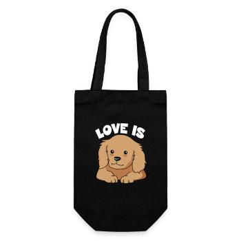 Cocker Spaniel Mom Dog Mom - Gift Bag for Bottles - black - Front