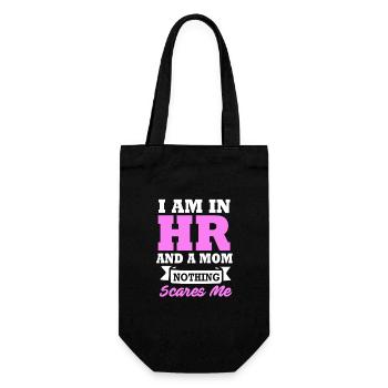 HR Manager - Geschenkbeutel für Flaschen - Schwarz - Vorne