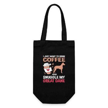 Dogue allemand - Sac à bouteille - noir - Devant