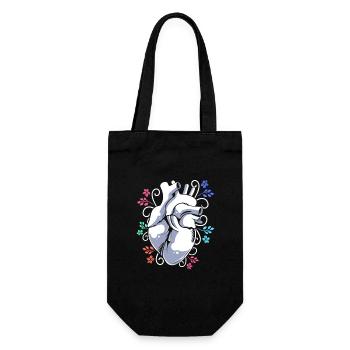 Kidney Donor Donor Kidney - Gift Bag for Bottles - black - Front