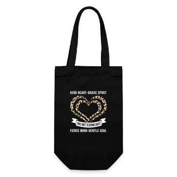 Nuklear Nuklearmedizin Atom Radiologie - Geschenkbeutel für Flaschen - Schwarz - Vorne