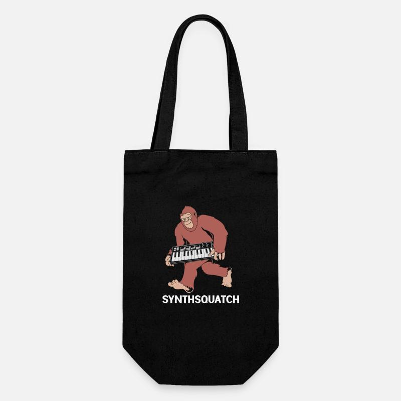 Djing Label Keyboard DJ - Geschenkbeutel für Flaschen - Schwarz