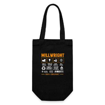 Locksmith Mechanic Mechanical Engineering CNC - Gift Bag for Bottles - black - Front