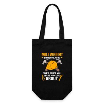 CNC Mechanic Mechanical Engineer Locksmith - Gift Bag for Bottles - black - Front