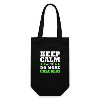 math mathematician - Gift Bag for Bottles - black - Front