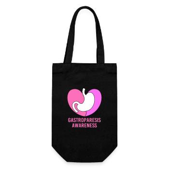 Gastroparese - Geschenkbeutel für Flaschen - Schwarz - Vorne