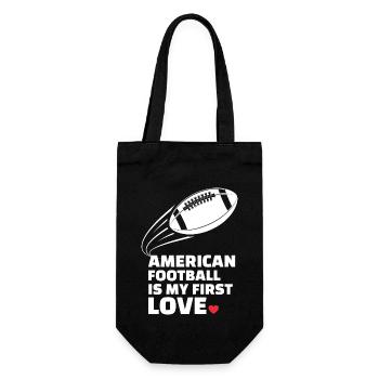 I love American soccer stylish - Gift Bag for Bottles - black - Front