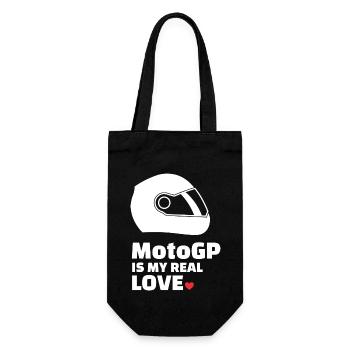 I love Motogp - Gift Bag for Bottles - black - Front