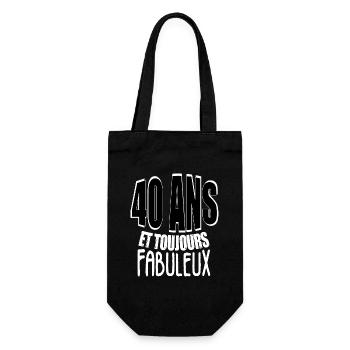 40 ans maillot anniversaire cadeau homme humour - Sac à bouteille - noir - Devant
