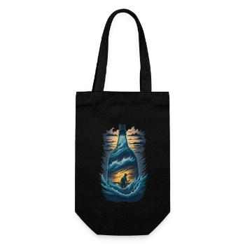 Bouteille de pêche à la ligne - Sac à bouteille - noir - Devant