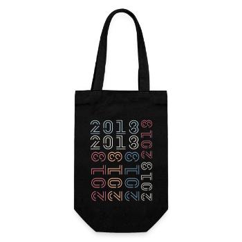 Né en 2018 Cadeau Anniversaire 2018 Retro 2018 - Sac à bouteille - noir - Devant