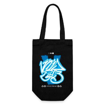 Streetwear Urban Graffiti - Gift Bag for Bottles - black - Front